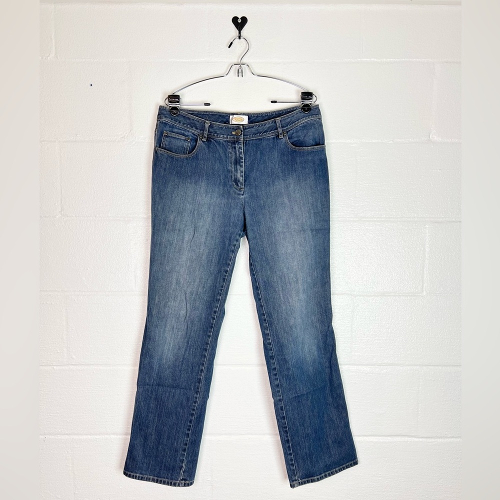 Talbots jeans size 12 stretch bootcut mid-rise